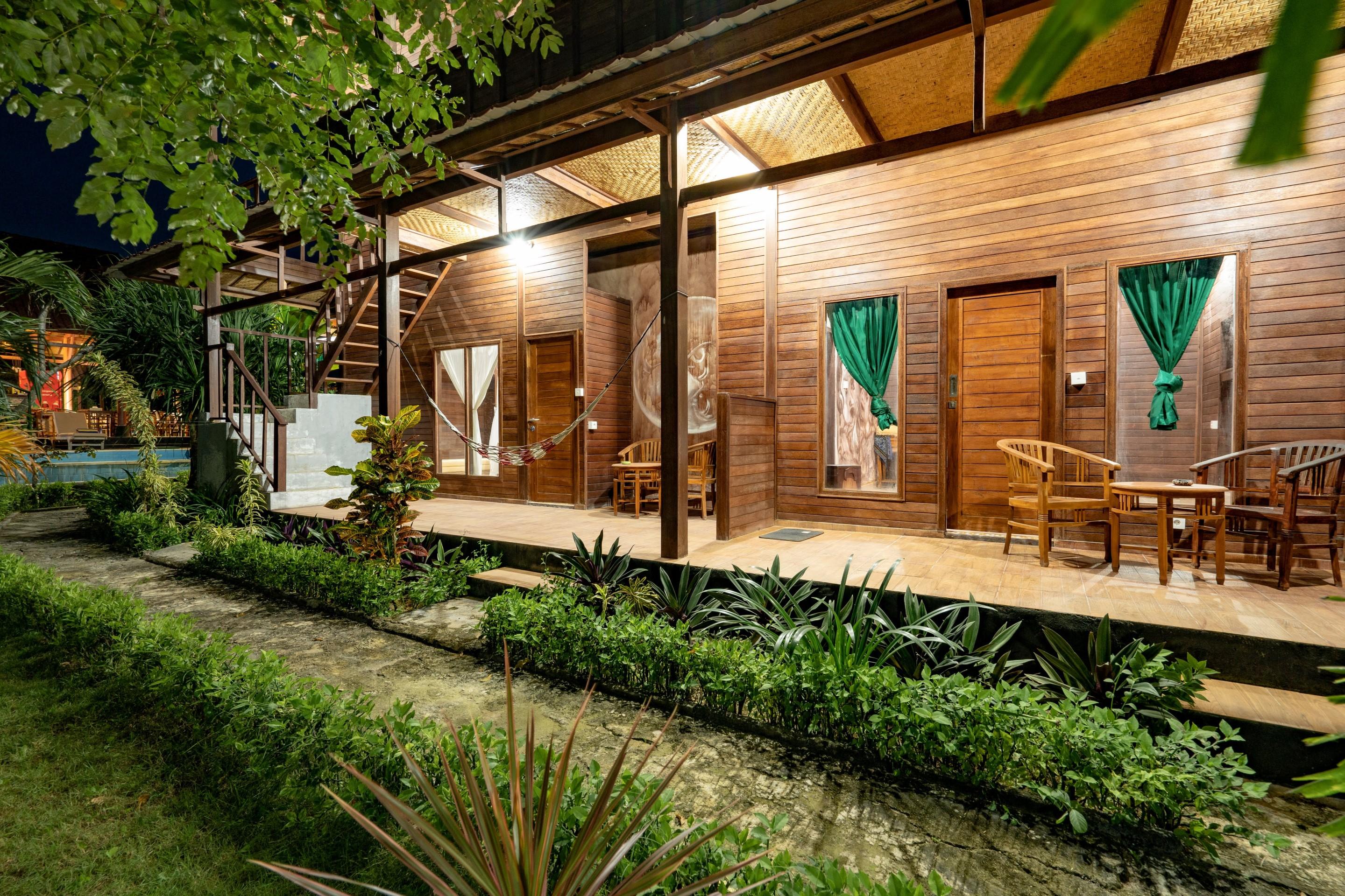 G LUna Huts by WizZeLa Nusa Lembongan Exterior foto