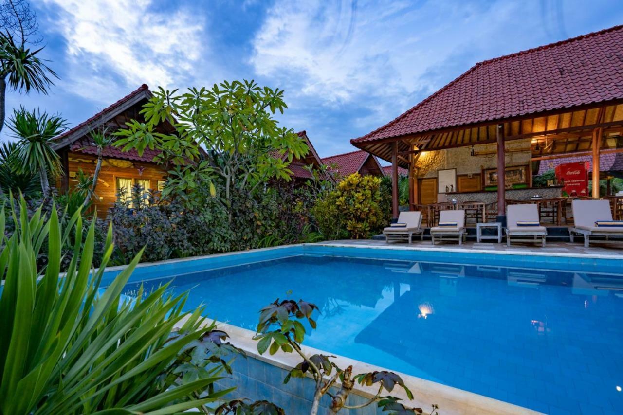 G LUna Huts by WizZeLa Nusa Lembongan Exterior foto