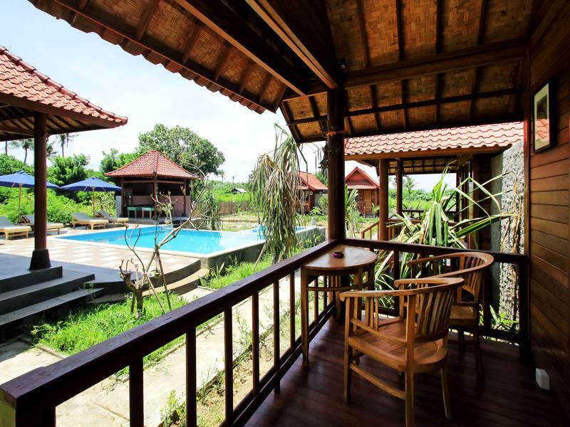 G LUna Huts by WizZeLa Nusa Lembongan Exterior foto