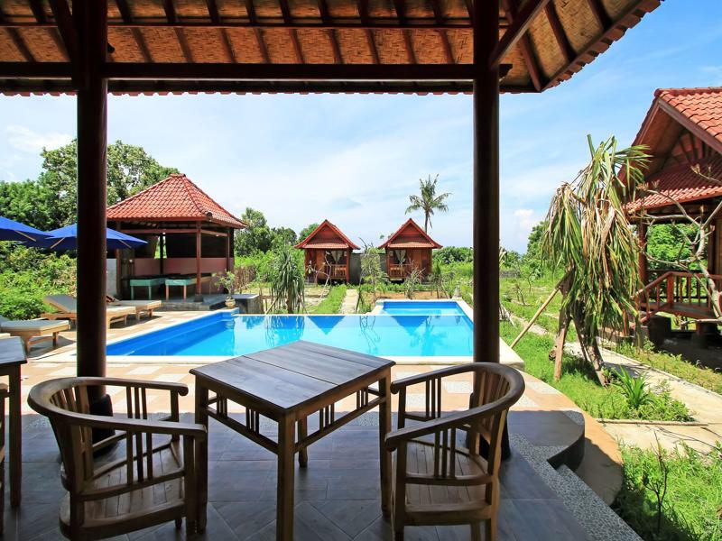G LUna Huts by WizZeLa Nusa Lembongan Exterior foto